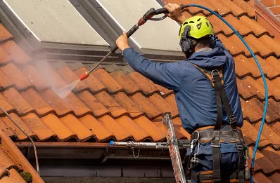 Démoussage et hydrofuge de toiture à Lavaldens